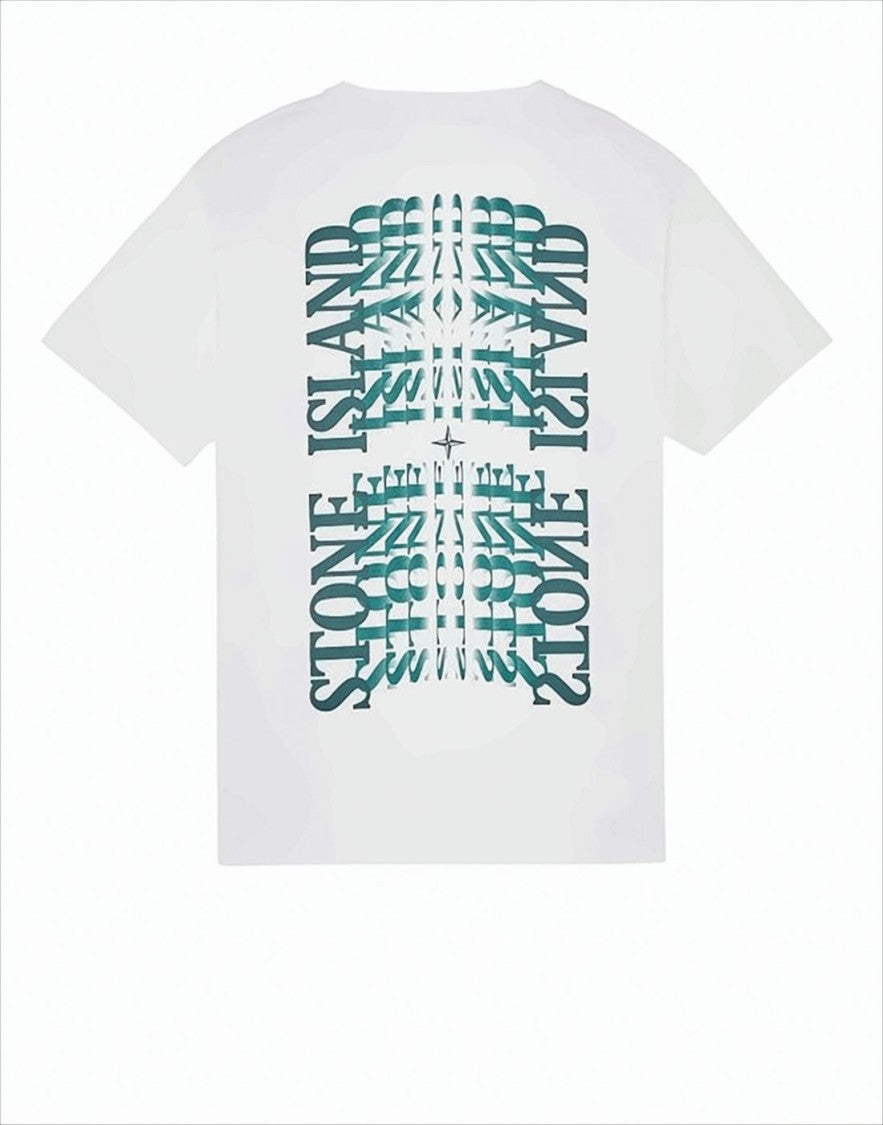 Stone Island Short-Sleeved T-Shirt With Graphic Print