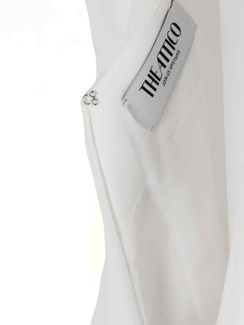 The Attico Mini Feather Dress – White