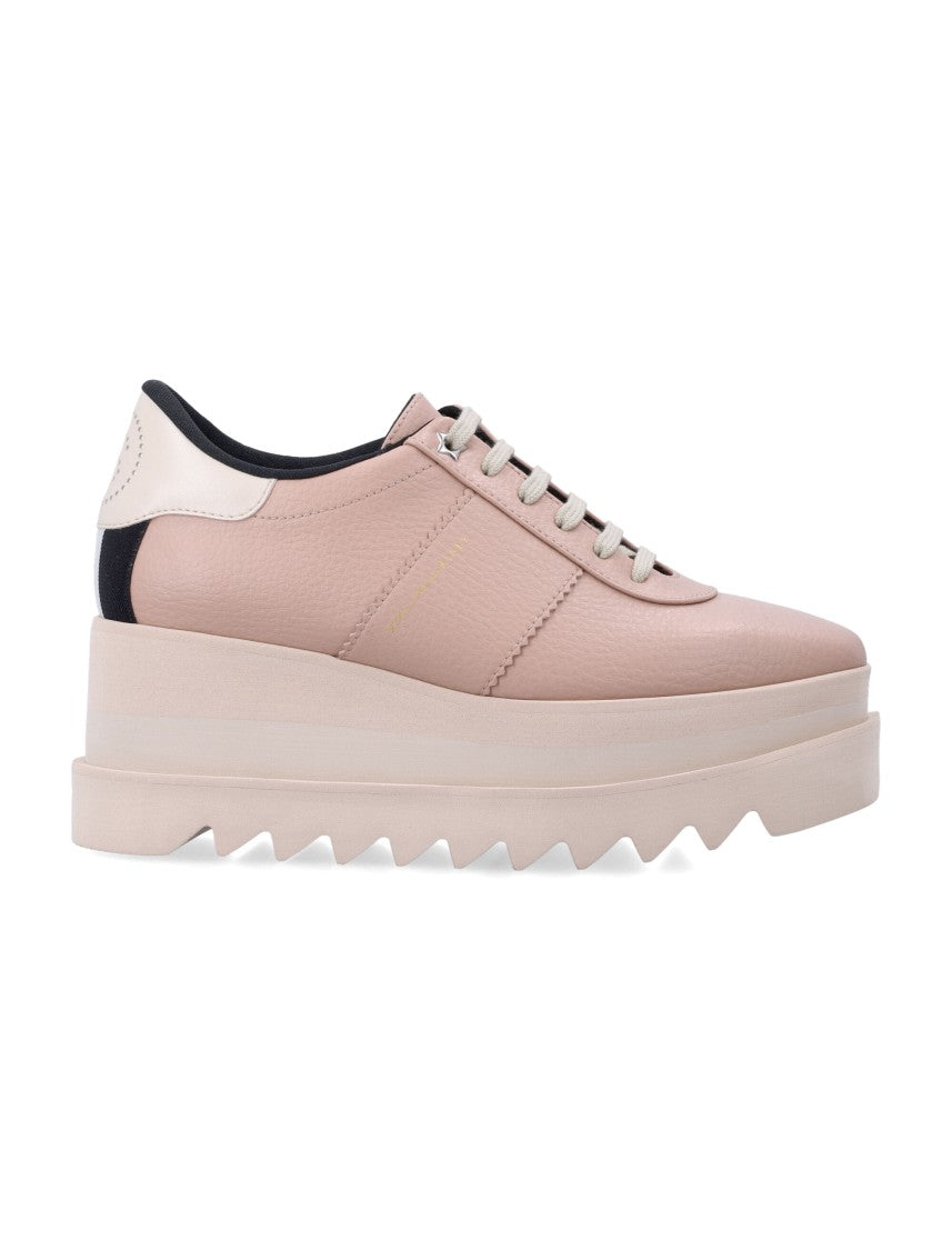 Stella Mccartney Sneak-Elyse Vegan Leather Platform Sneakers