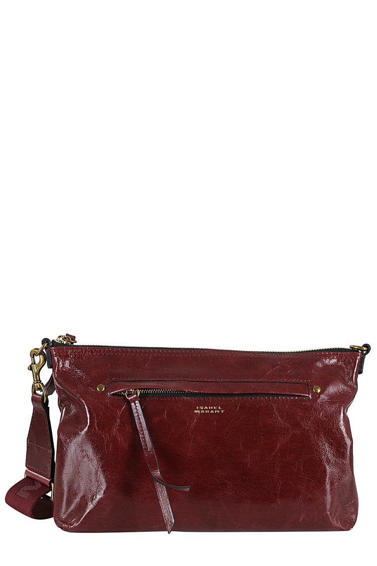Isabel Marant Nessah Calfskin Adjustable Strap Shoulder Bag