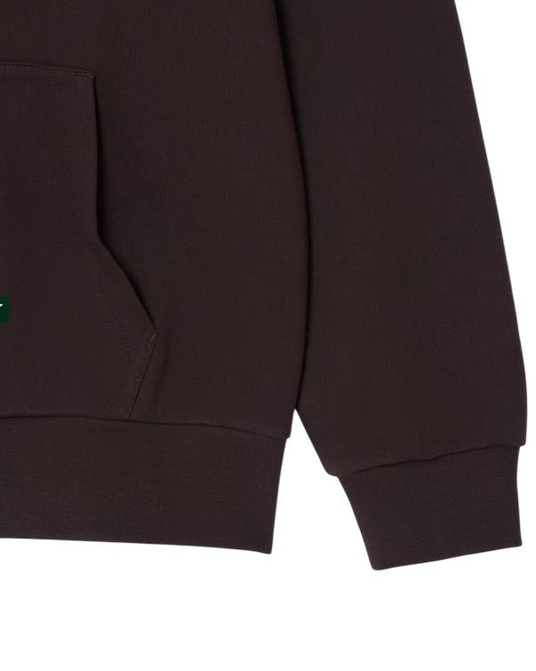 Lacoste Classic Zip-Up Hoodie With Jersey-Lined Hood