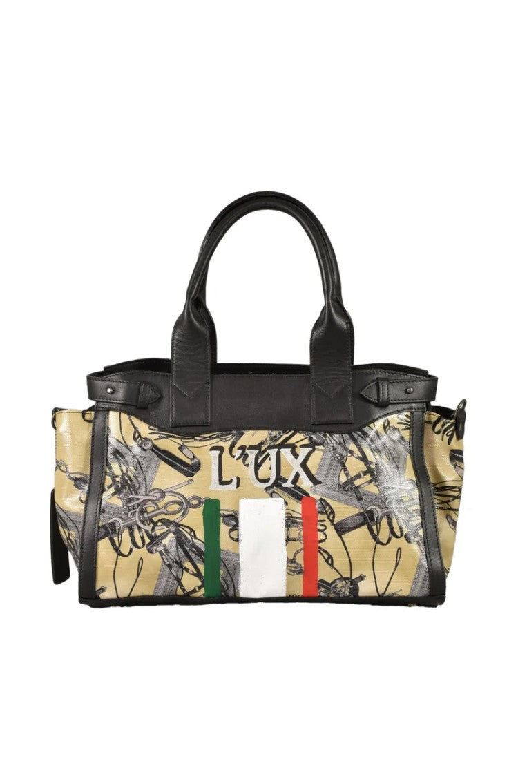 Collection Privee? Leather Bag - Black/Beige