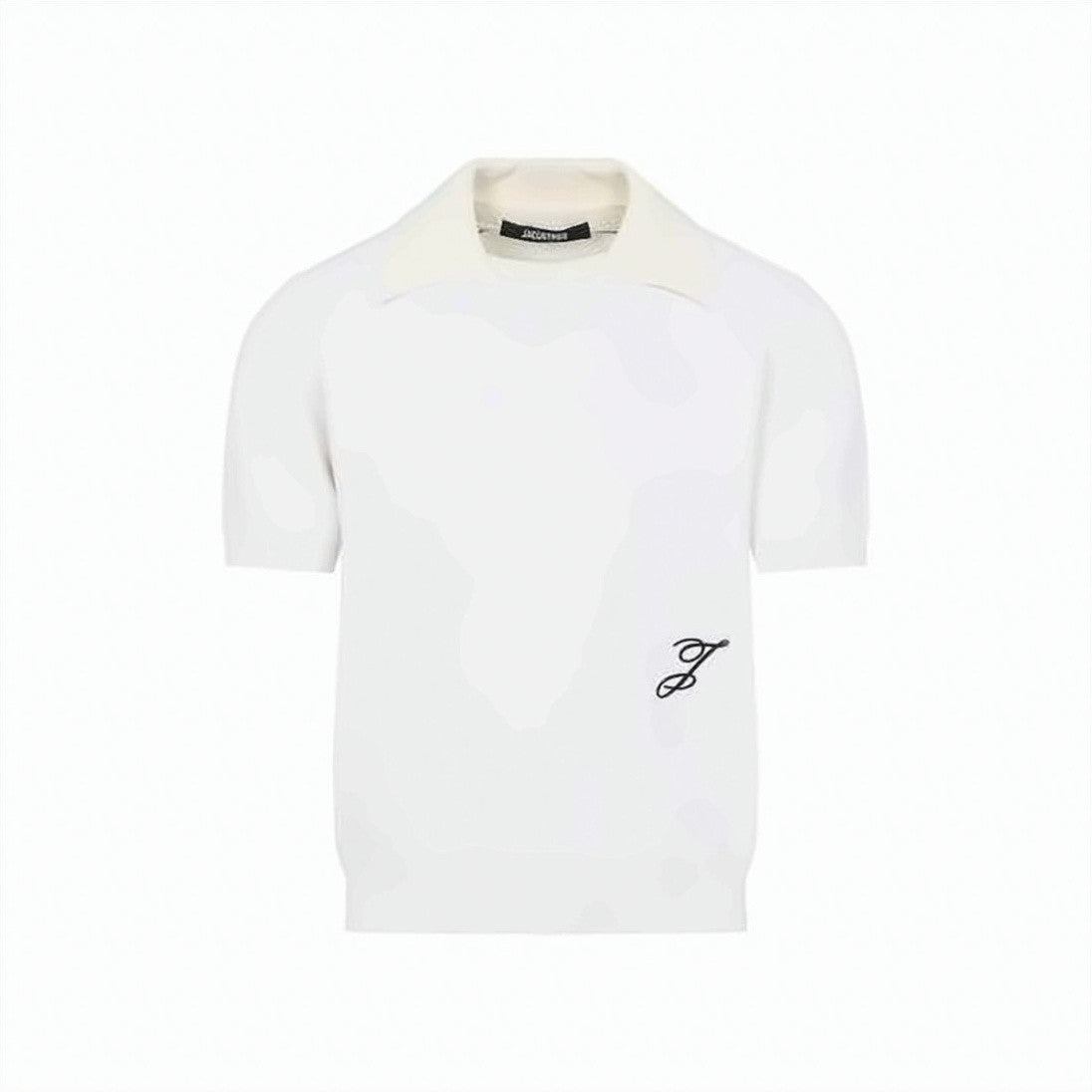 Jacquemus Textured Knit Top With Classic Collar