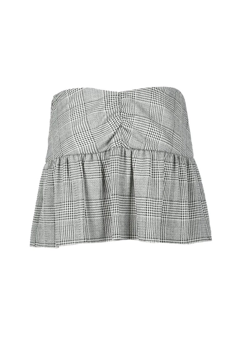 Alessandra Rich Mini Skirt - Black/White