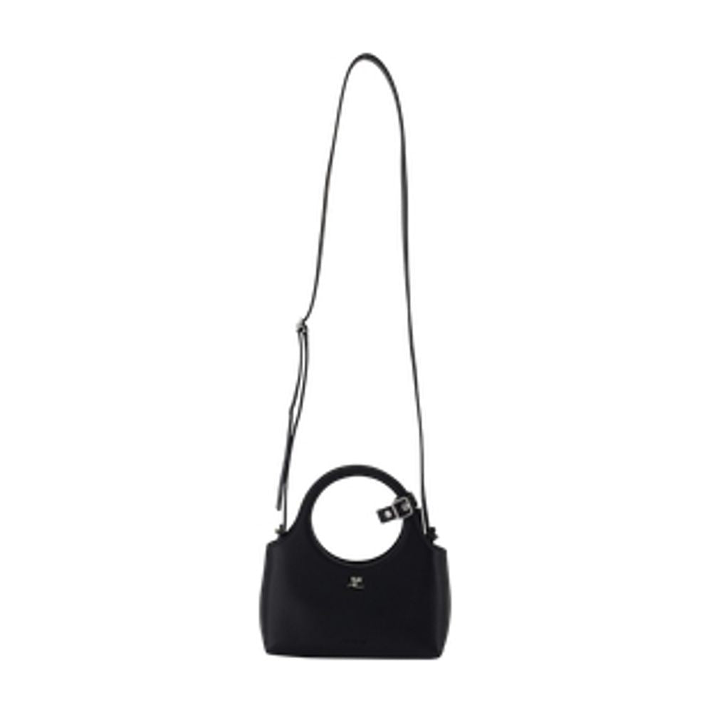 Courrèges Mini Holy Day Purse - Leather - Black