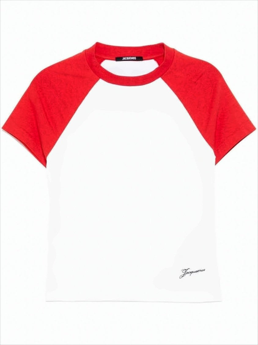 Jacquemus Classic Raglan Short-Sleeve T-Shirt With Contrasting Details