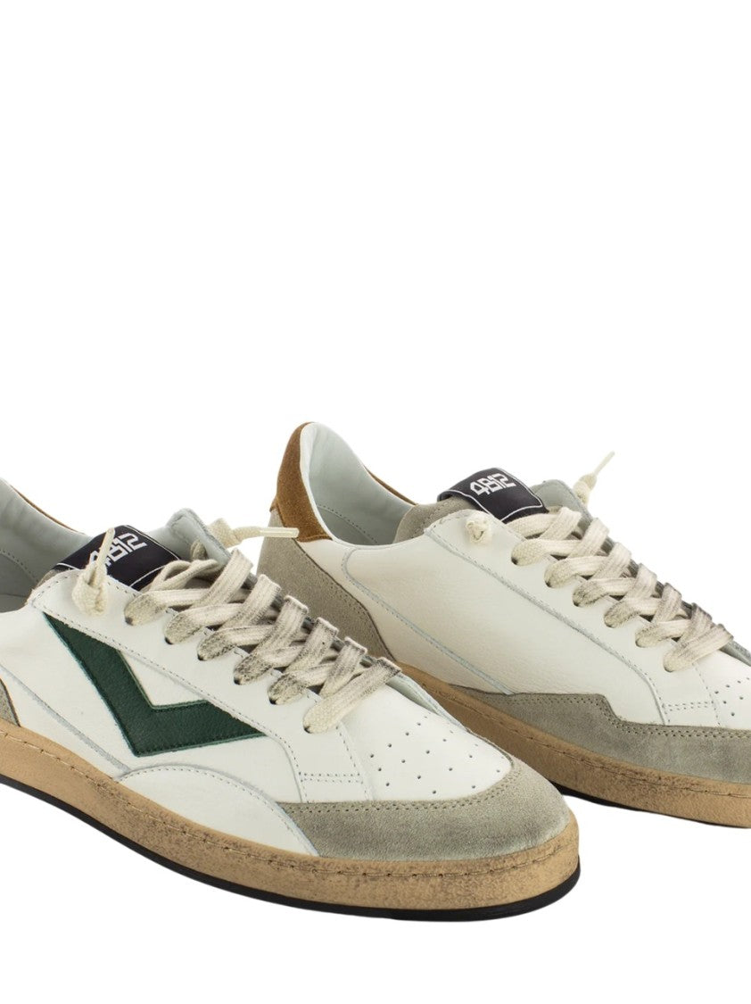 4B12 Low-Top Sneakers With Textured Overlays