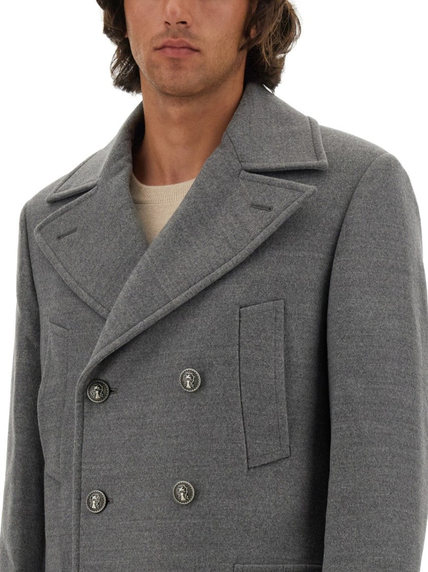 Brunello Cucinelli Double-Breasted Coat