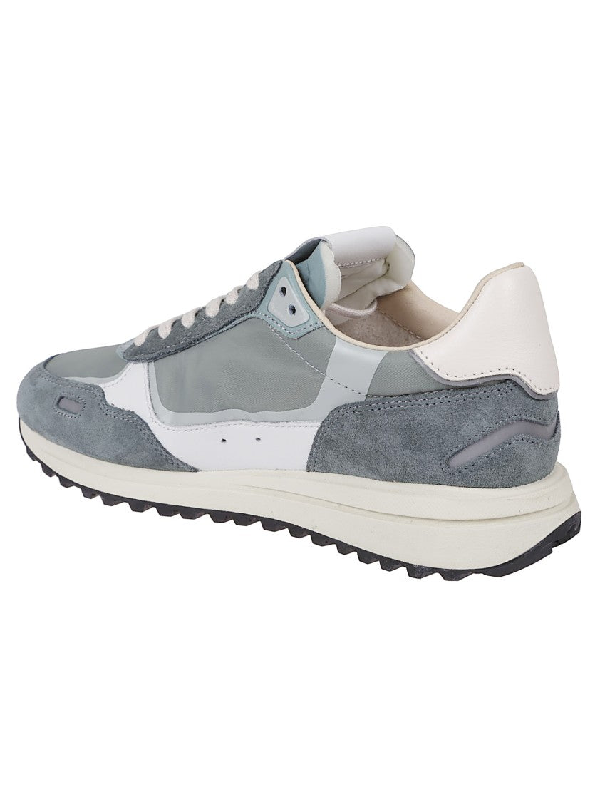 Woolrich Low-Top Sneakers In Technical Fabric And Suede