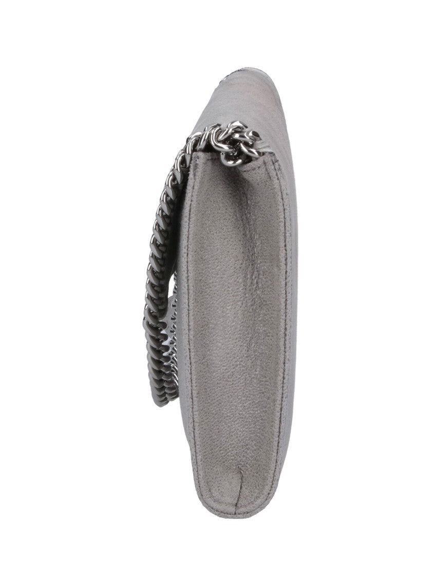 Stella Mccartney Structured Grey Bag With Modern Design