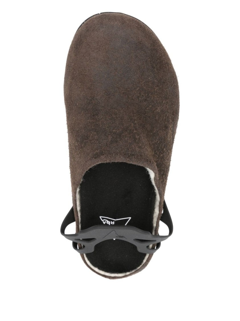Roa Closed-Toe Fedaia Slippers With Unique Heel Strap And Rugged Sole