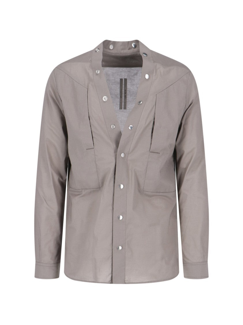 Rick Owens Larry' Shirt – Taupe