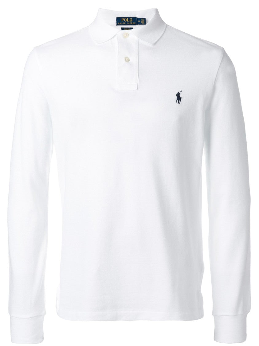 Polo Ralph Lauren Cotton Embroidered Logo Long-Sleeve Polo Shirt