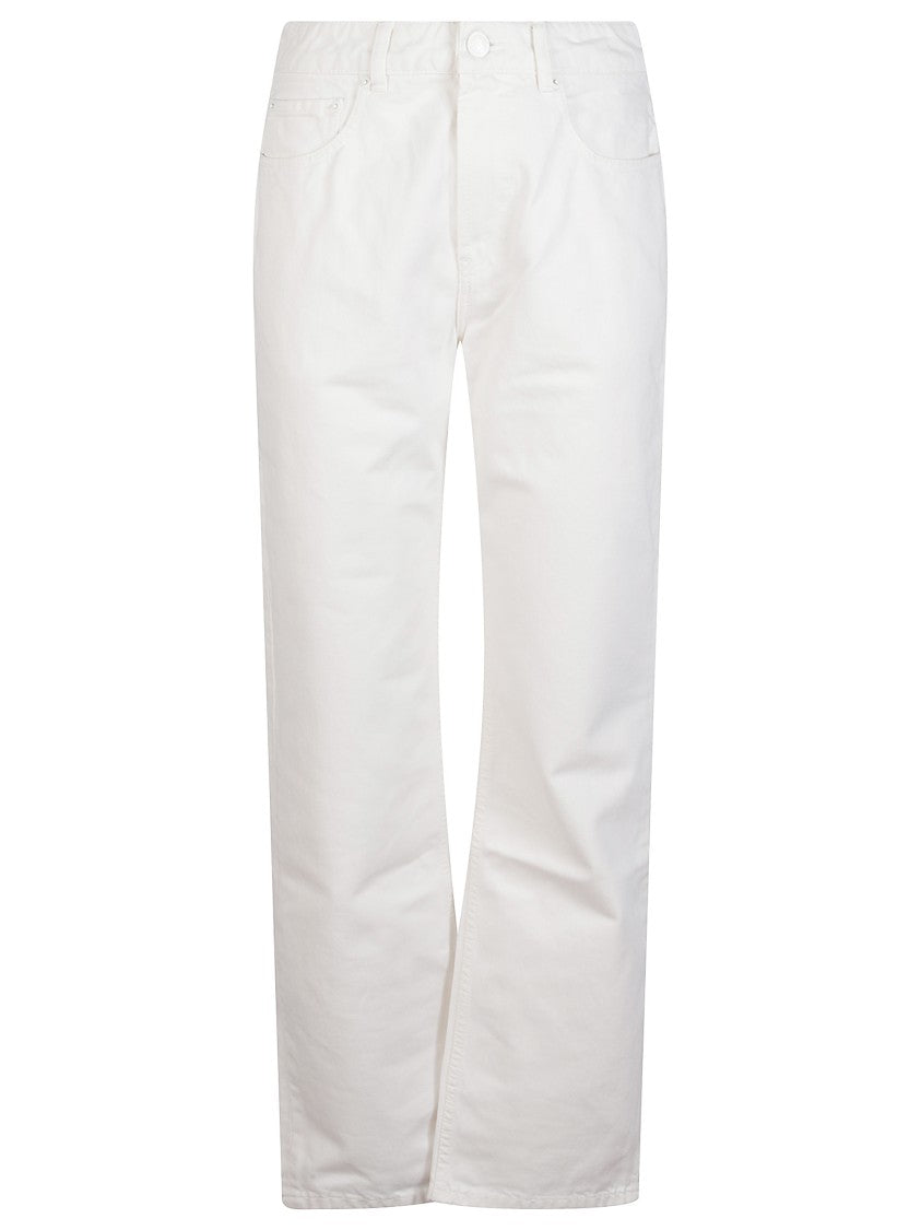 Ami Paris White Five-Pocket Styling Denim Jeans