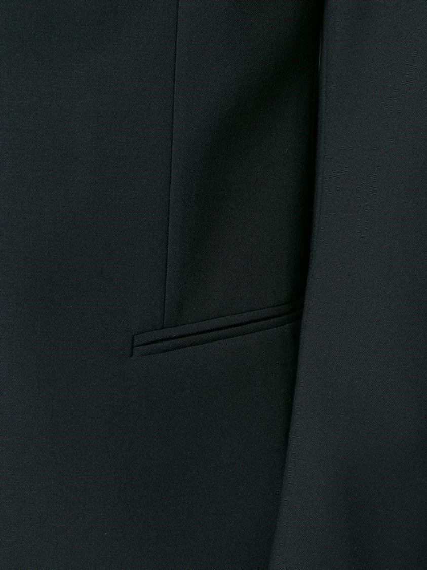 Giorgio Armani Tailored Blue Suit With Classic Notch Lapel