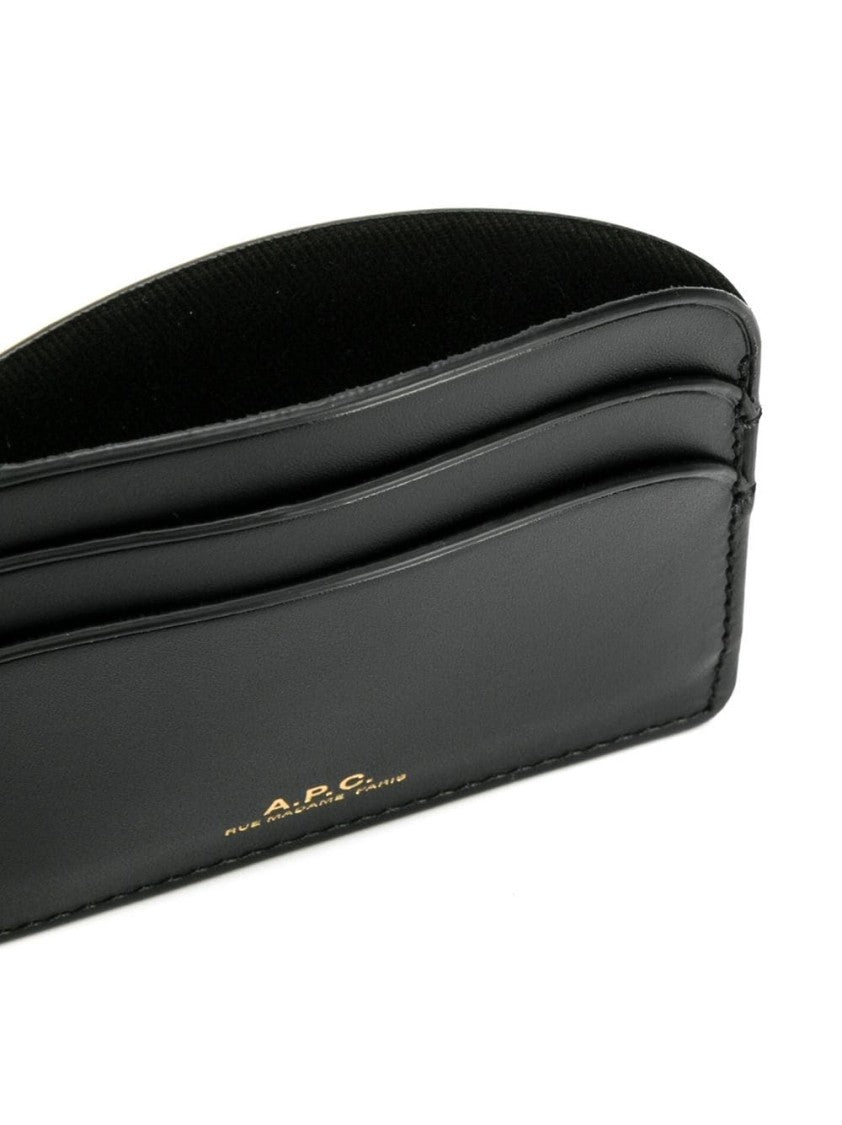 A.P.C. Half-Moon Card Holder With Multiple Slots