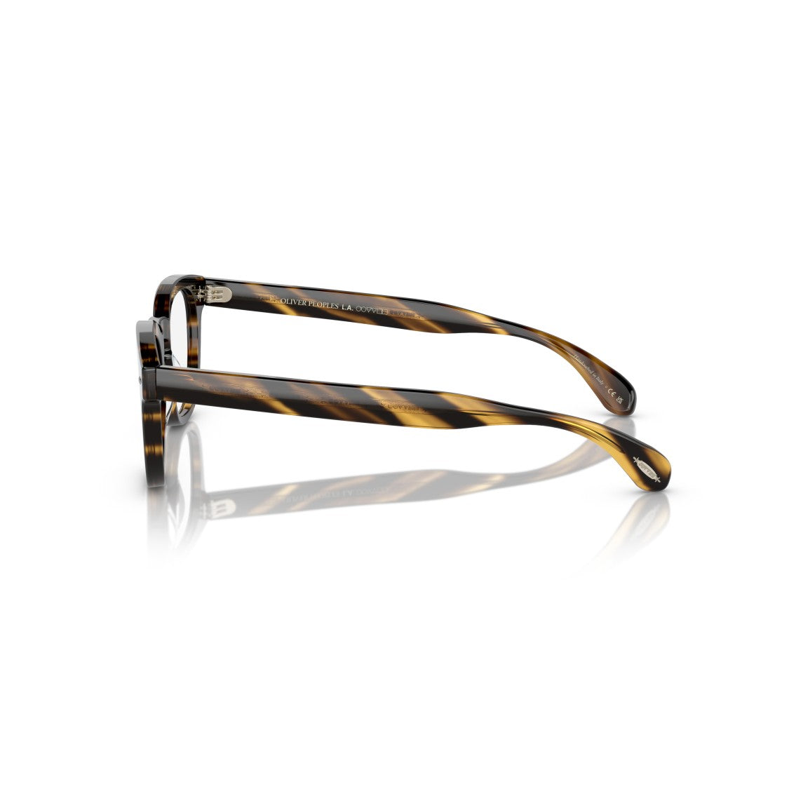 Oliver Peoples 0Ov5036 Round Tortoiseshell Frame Eyeglasses With Keyhole Bridge