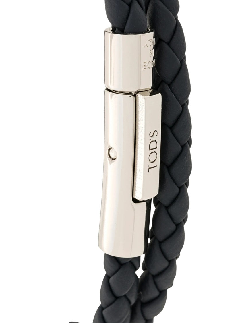 Tod's Double-Wrap Braided Bracelet