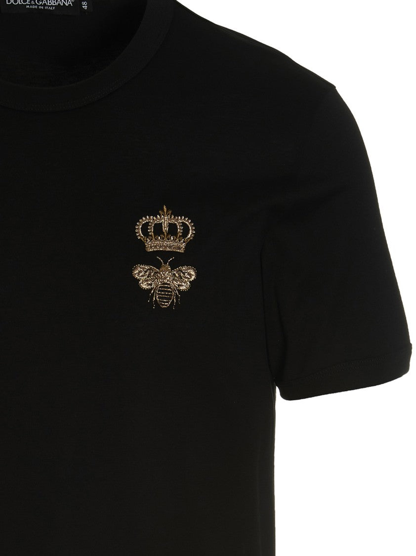 Dolce & Gabbana Black Sicily' T-Shirt