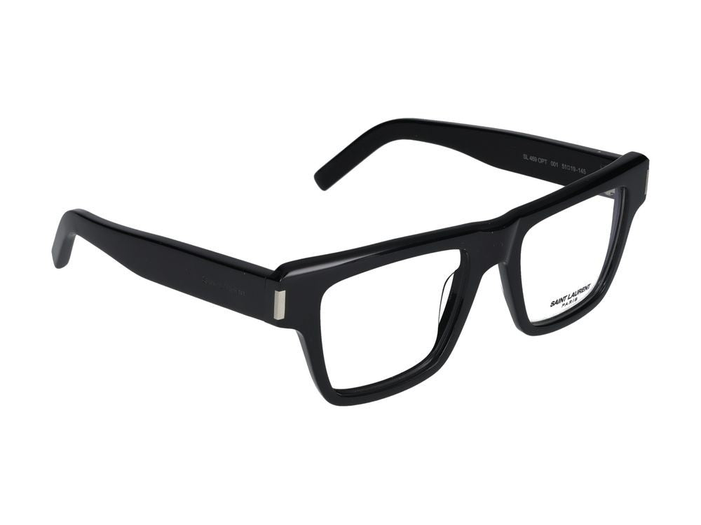 Saint Laurent Eyeglasses Sl 469 Opt 001 Black Transparent 51/19/145