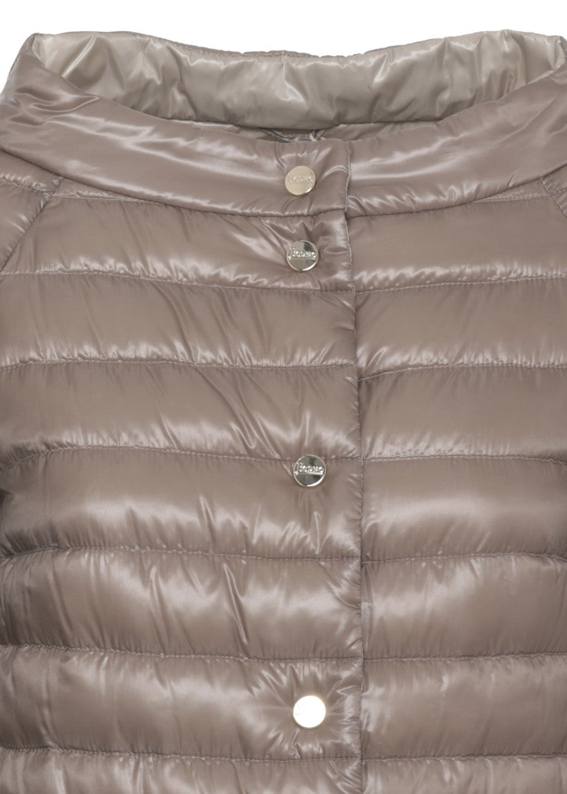 Herno Beige Reversible Quilted Down Jacket