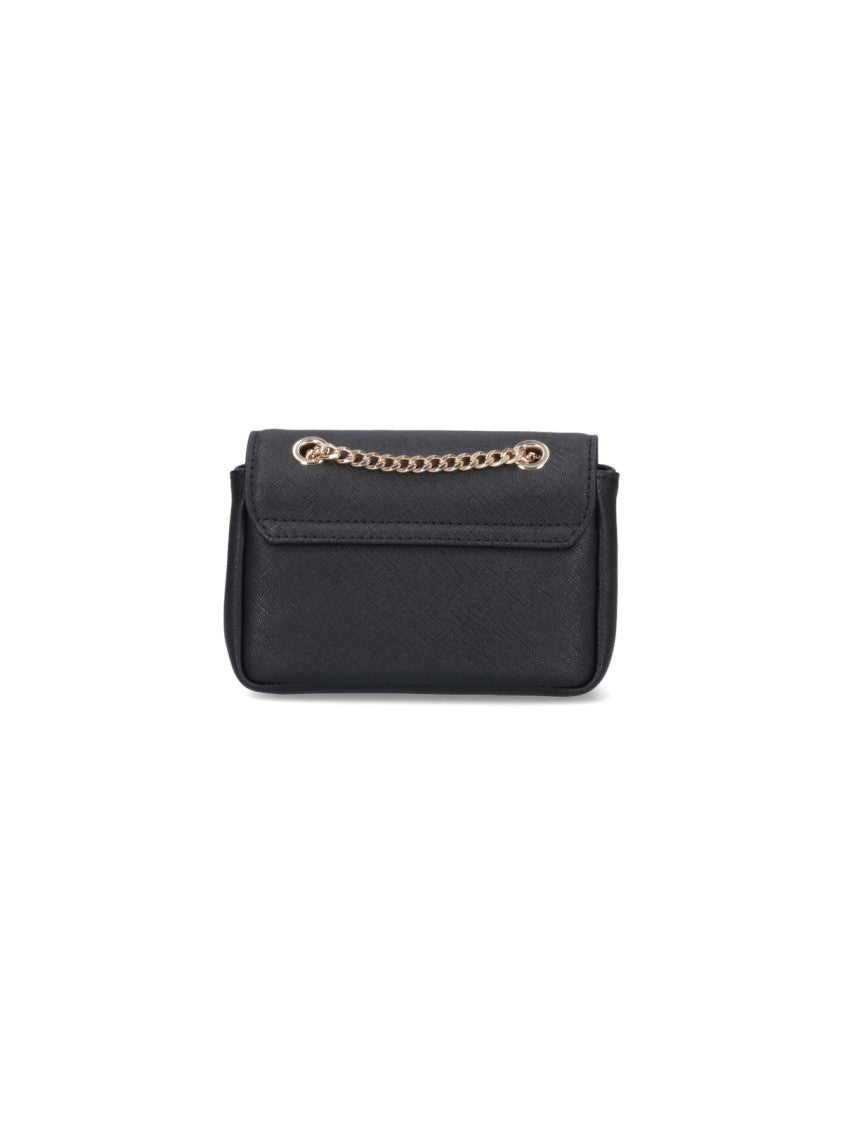 Vivienne Westwood "Orbit" Chain Shoulder Bag – Black