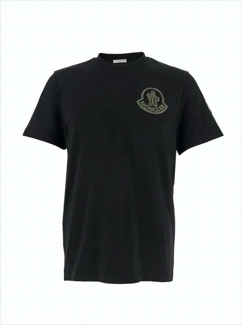 Moncler Classic Crew Neck Short-Sleeve Black T-Shirt