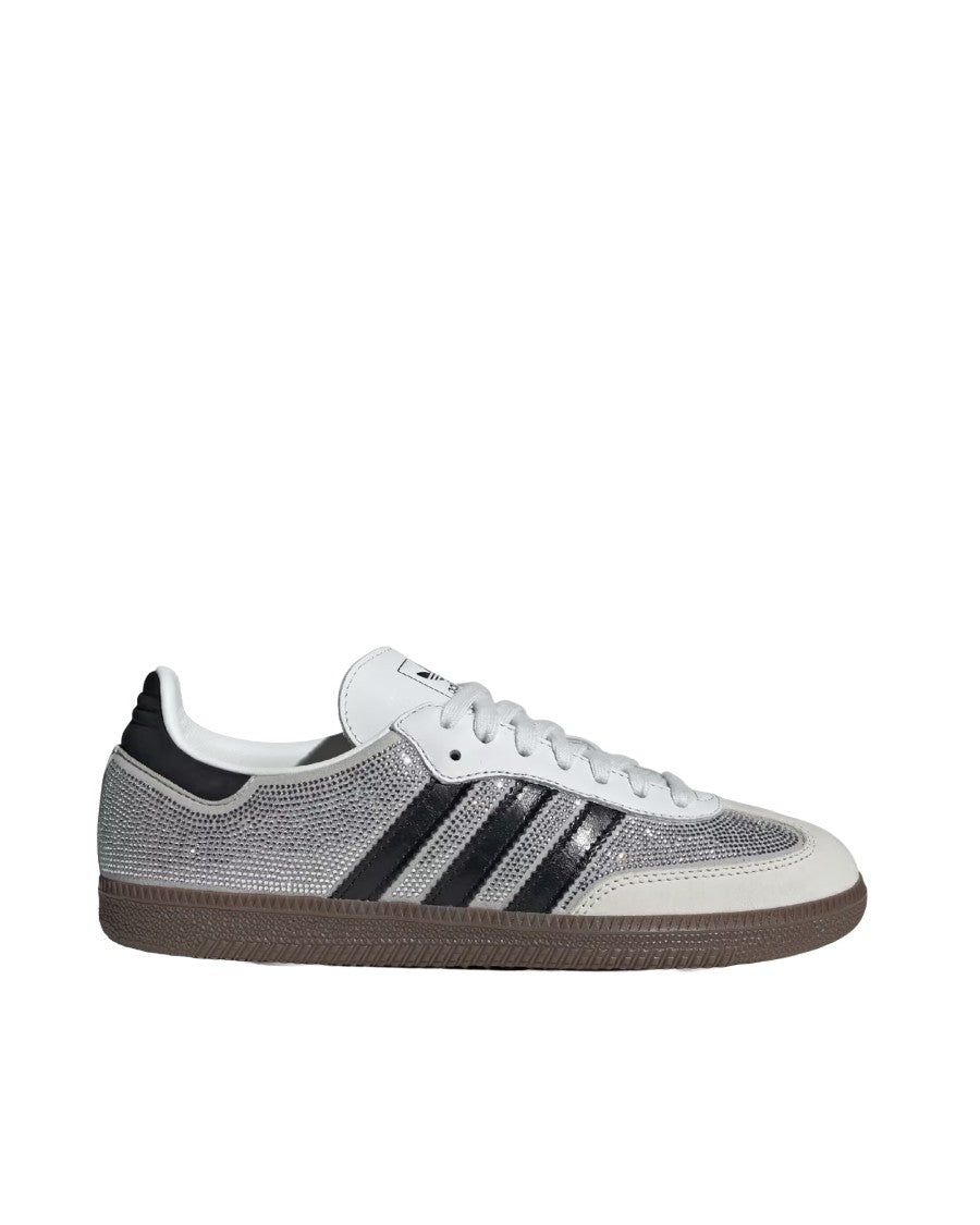 Adidas Originals Samba Og Sneakers With Crystal Rhinestones And Iconic Three Stripes