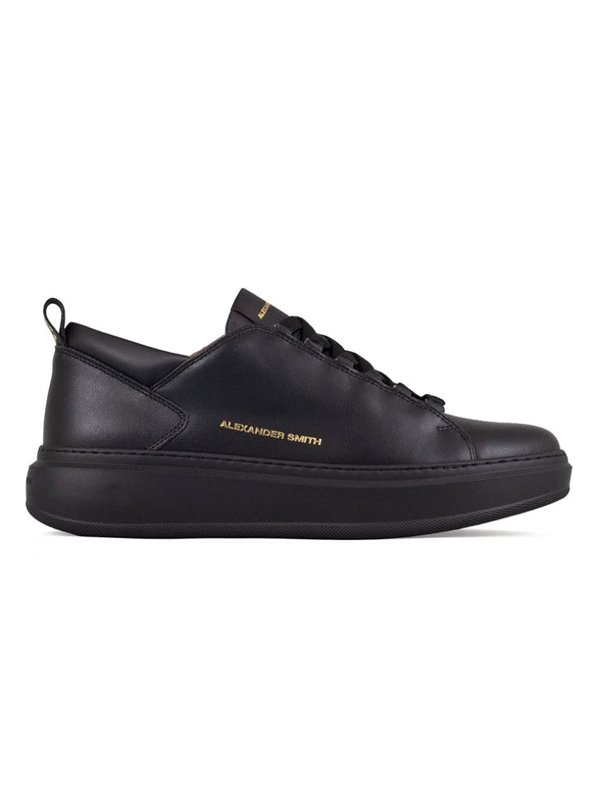 Alexander Smith Black Trainers With Cushioned Sole