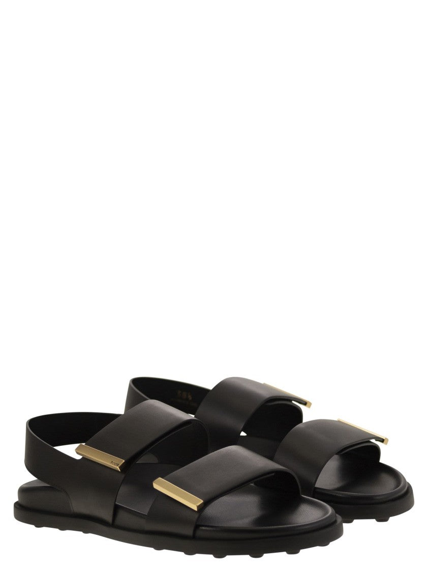 Tod's Sandal With Two Leather Straps
