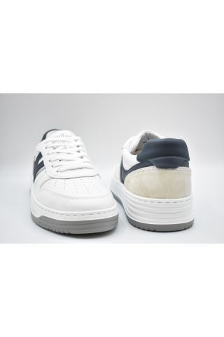 Hogan Low-Top Sneakers In Blue And White