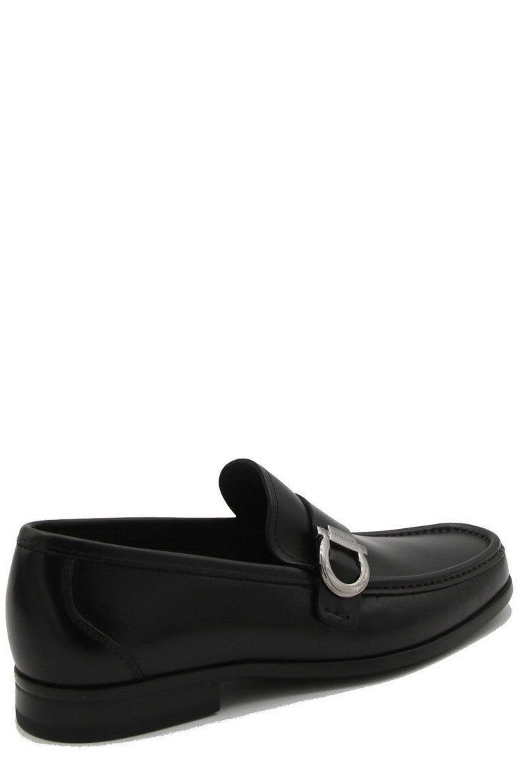 Salvatore Ferragamo Sleek Cowhide Leather Loafers