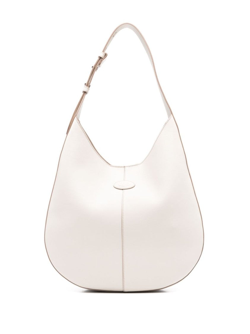 Tod's Crescent-Shaped White Bag