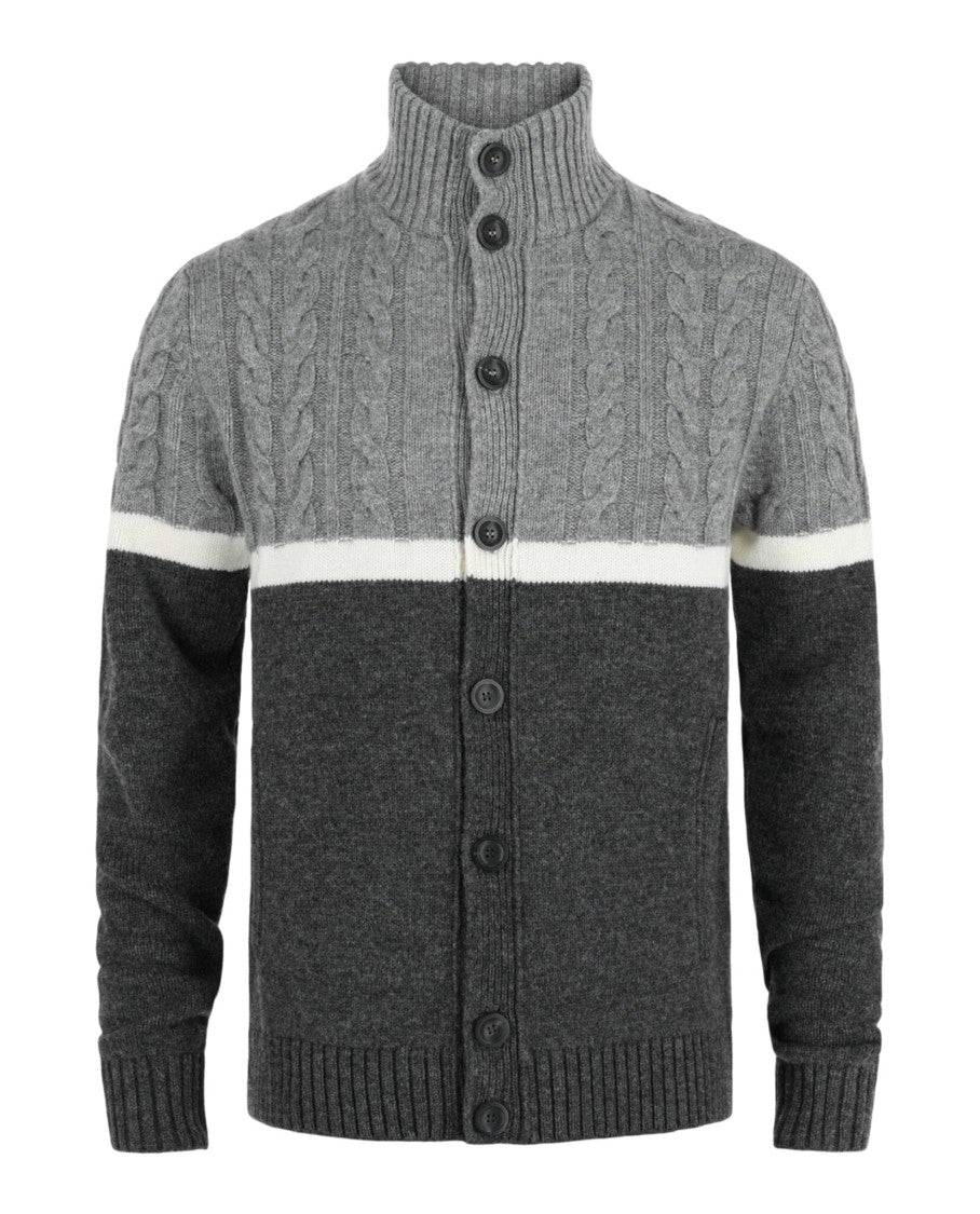 Slowear Zanone Button-Up Sweater