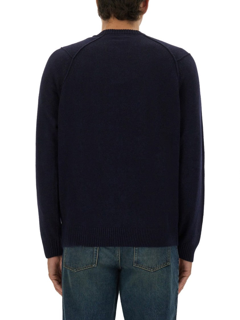 Woolrich Classic Crew Neck Choker With Ribbed Details