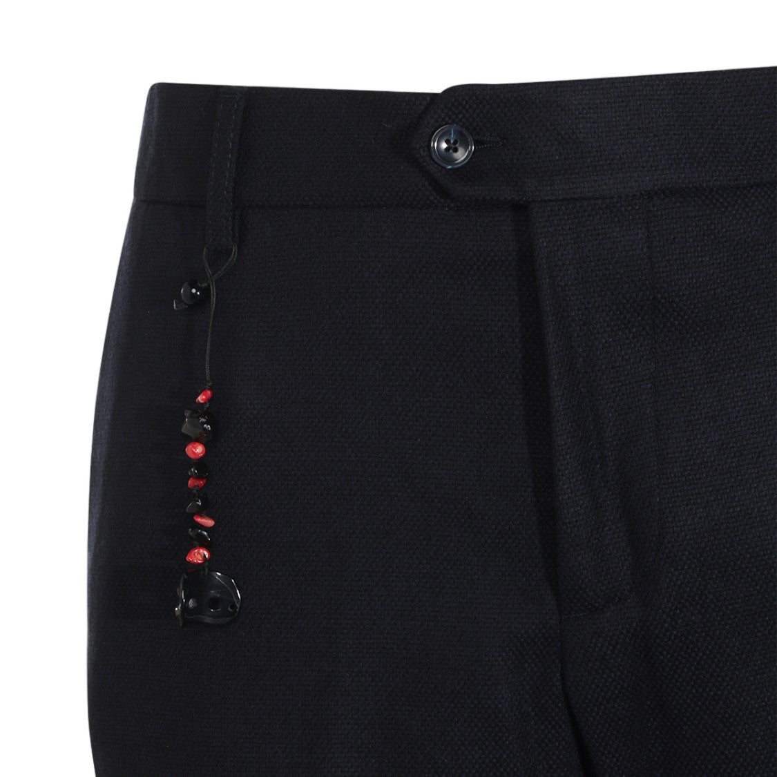 Marco Pescarolo Textured Tailored Slim Formal Pants