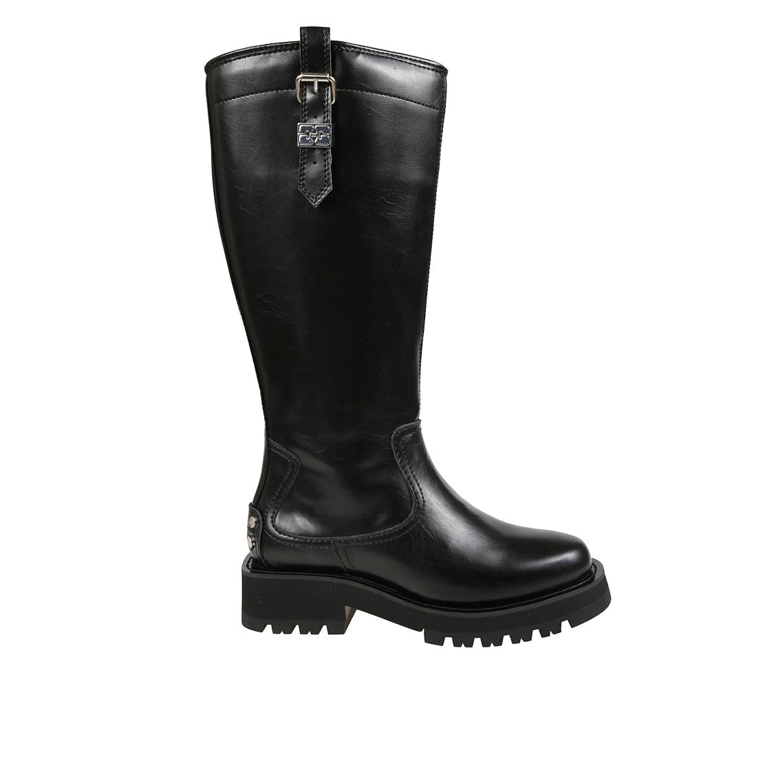 Ganni High Leather Boots