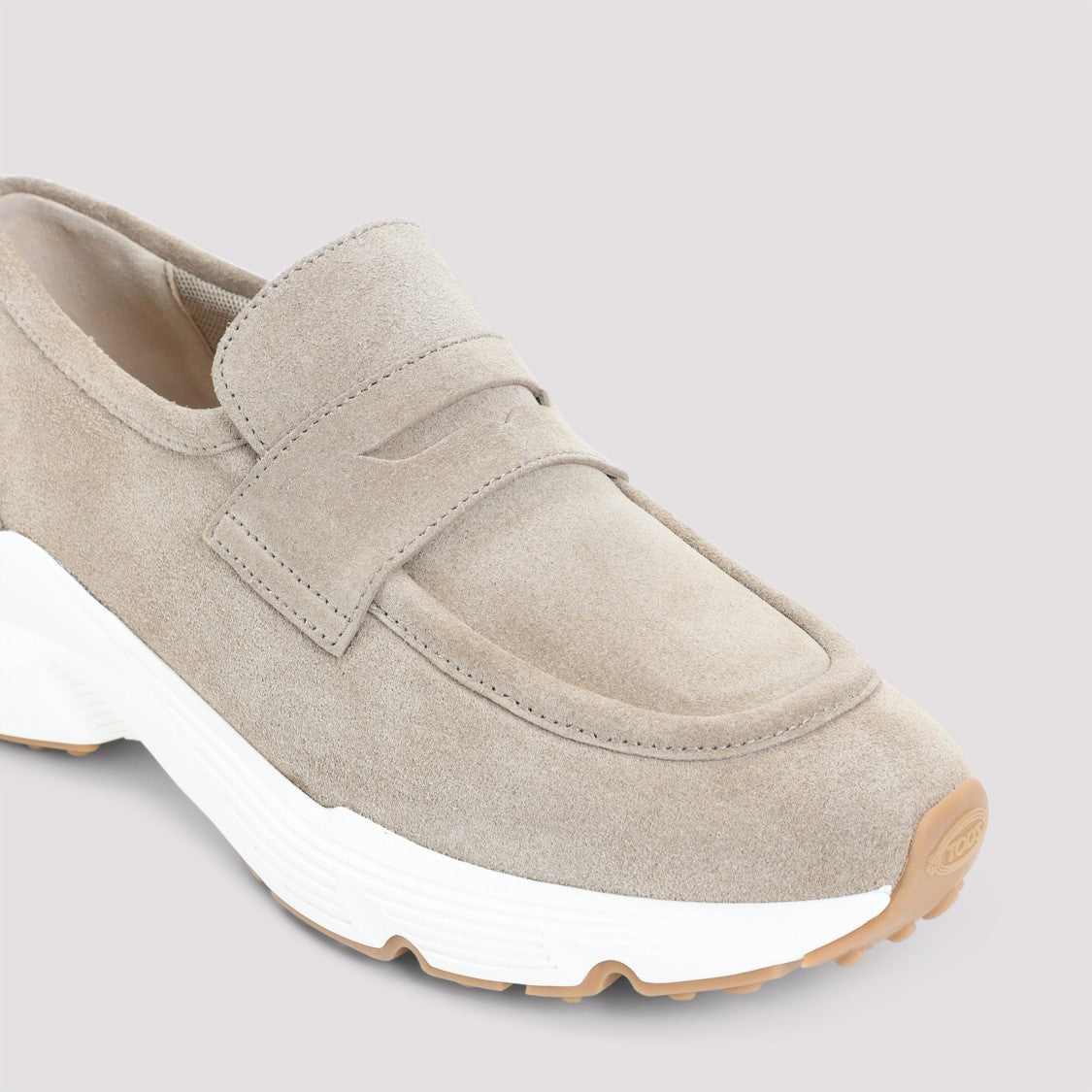 Tod's Tobacco Light Brown Suede Leather Sport Runner