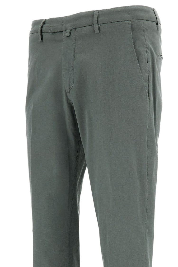 Briglia 1949 Green Slim Chino Trousers
