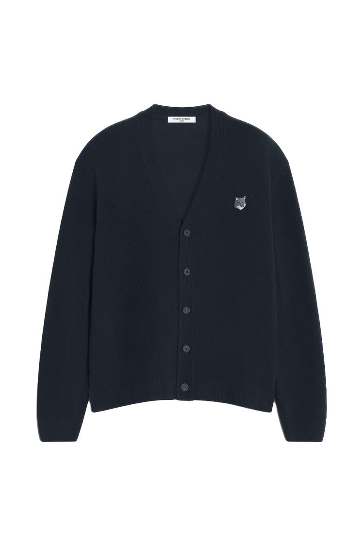 Maison Kitsuné Fox Comfort Fit Wool Cardigan