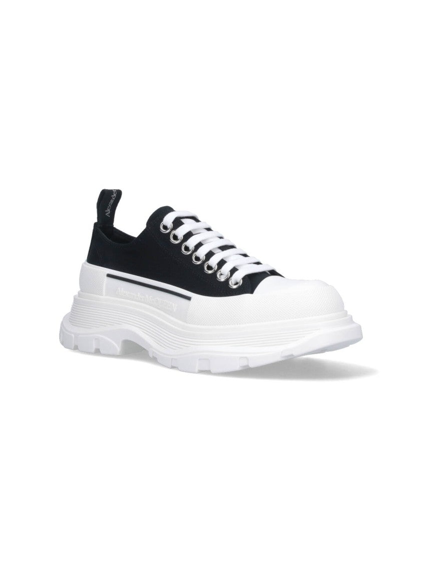 Alexander Mcqueen "Tread Slick" Sneakers In Black Cotton