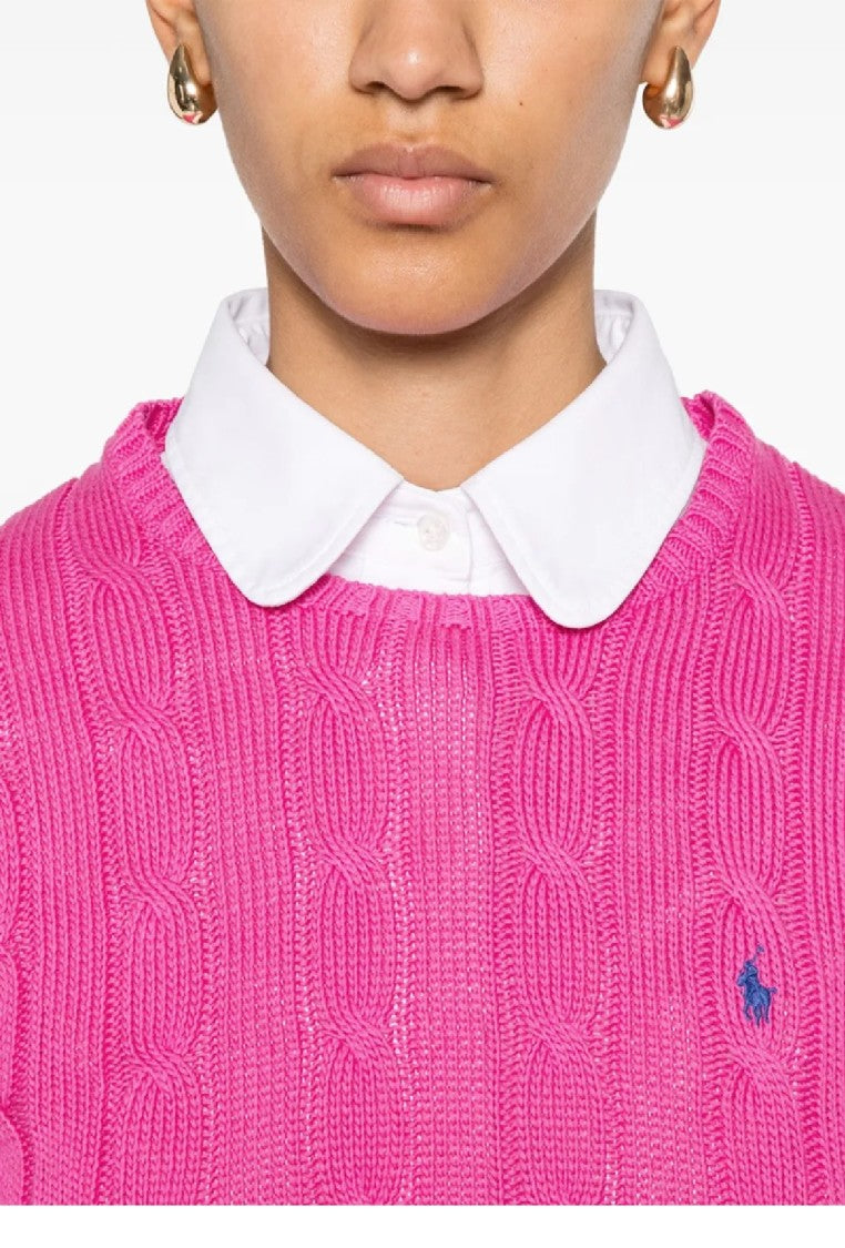 Polo Ralph Lauren Textured Cable Knit Long Sleeve Pullover
