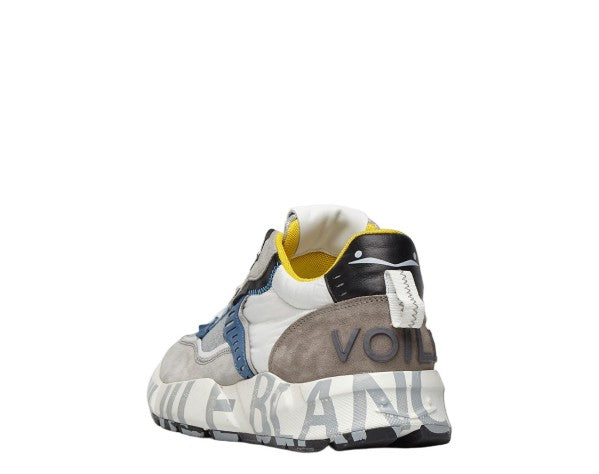 Voile Blanche Sporty Blue Sneakers With Technical Fabric