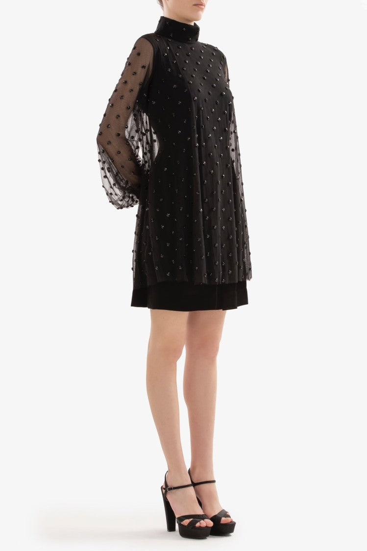 Saiid Kobeisy Beaded Short Dress