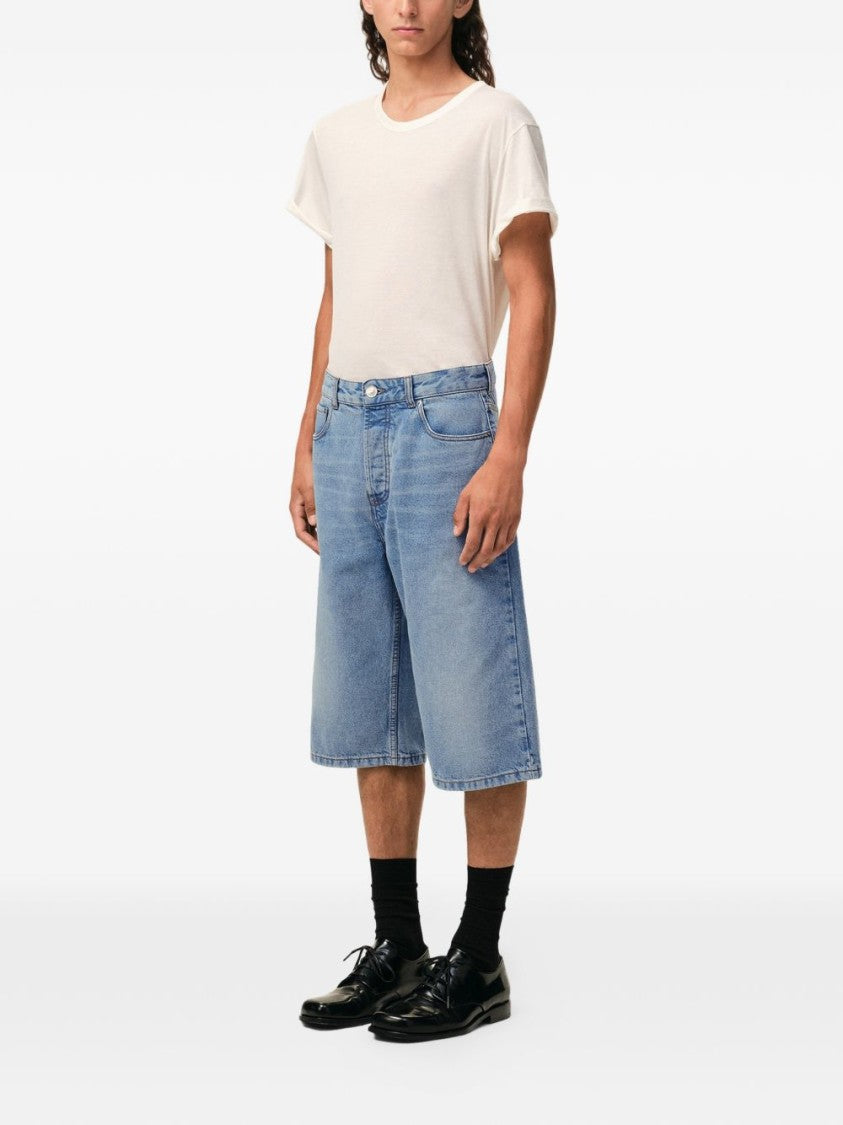 Ami Paris Five-Pocket Denim Shorts