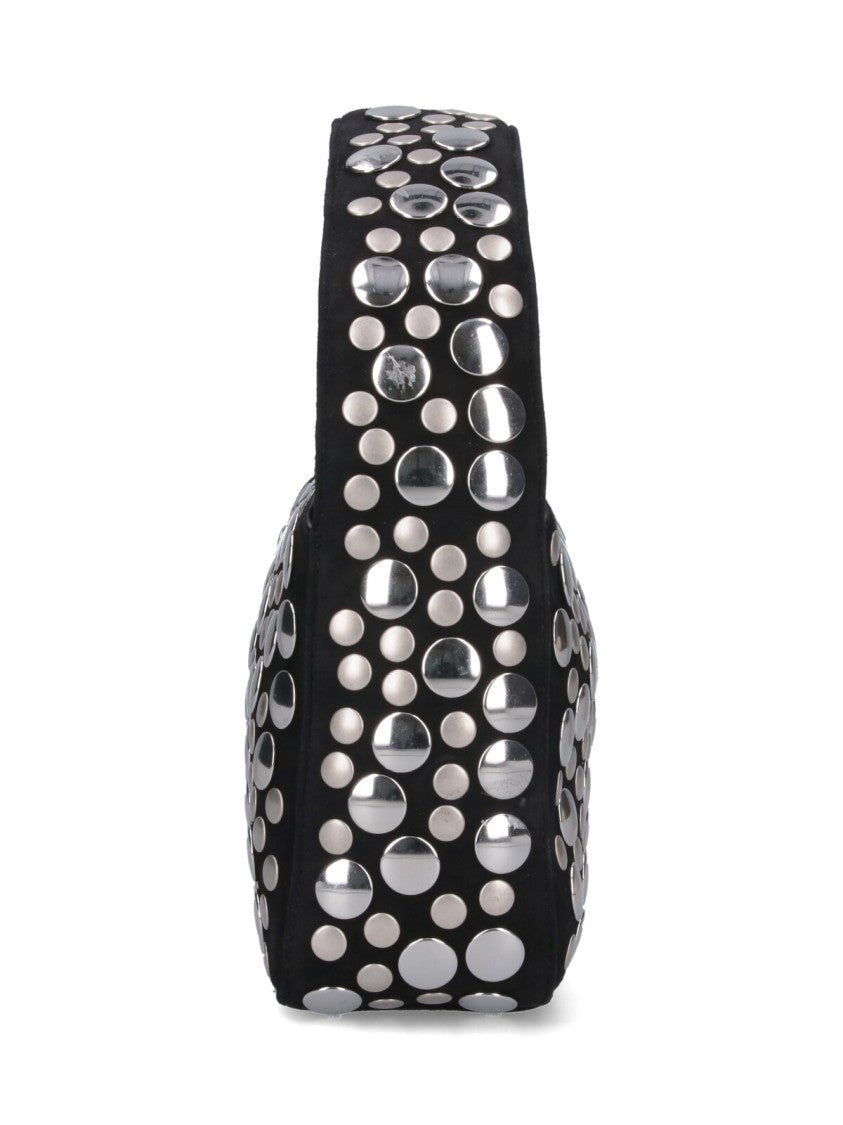 Khaite "Elena" Small Studded Bag Black