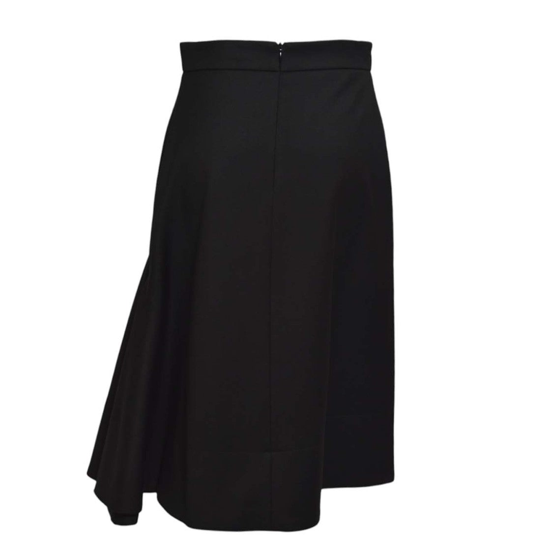 Nine Minutes Asymmetrical Midi Skirt In Viscose Blend