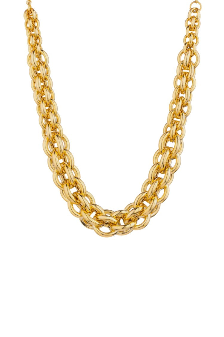 Federica Tosi Christy 18K Gold Plated Bronze Metal Necklace