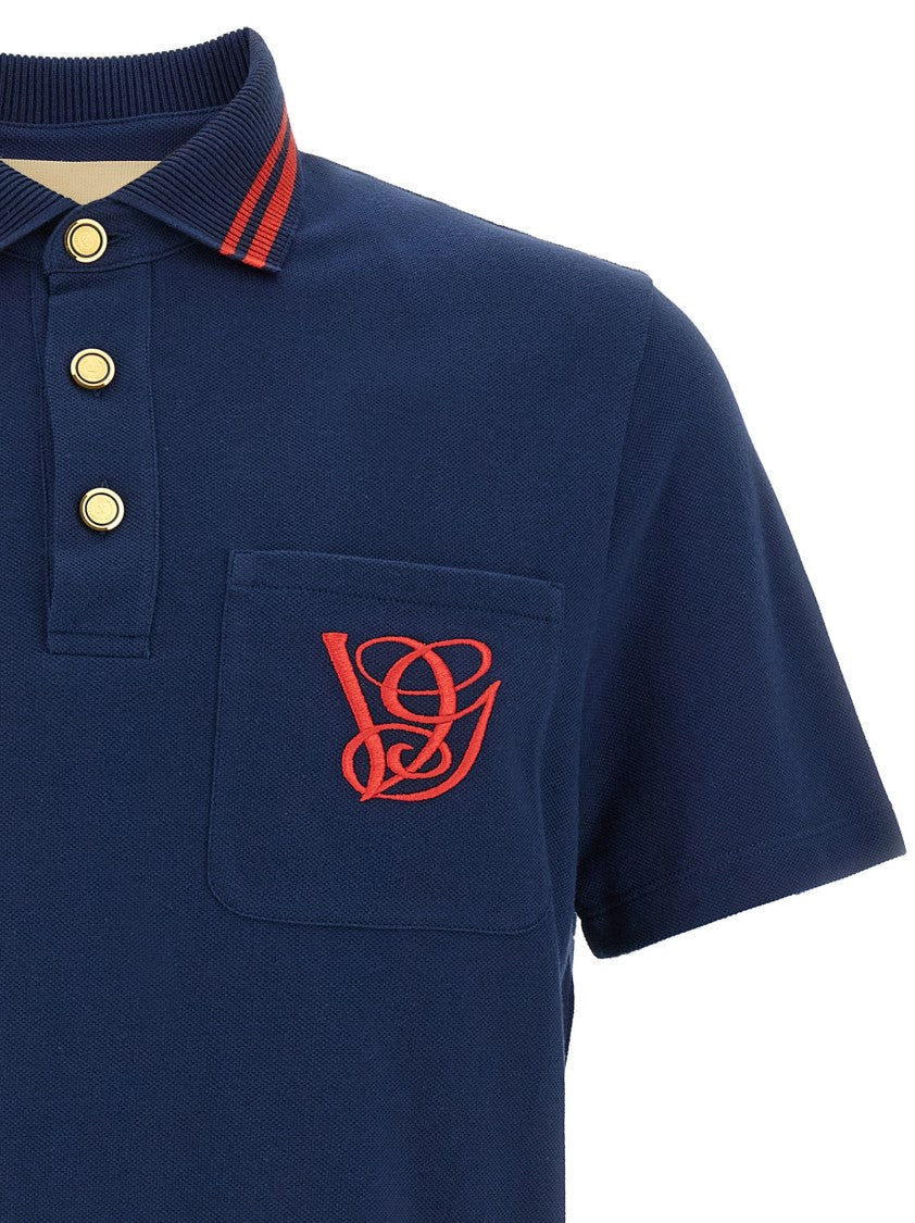 Valentino Garavani Embroidery 'Vg' Polo