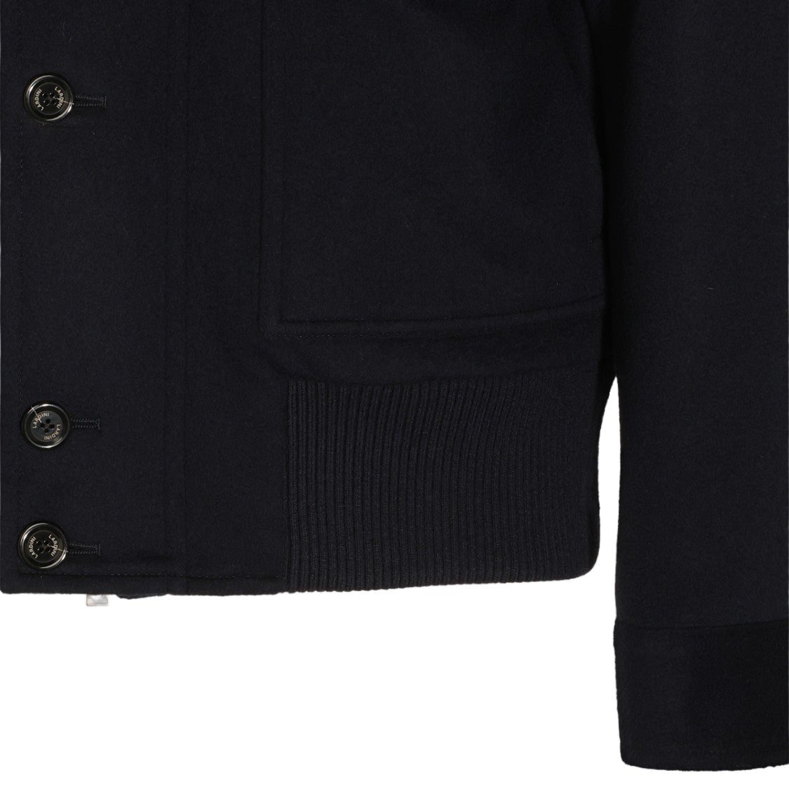 Lardini Casual Structured Ribbed Flap Pocket Jacket